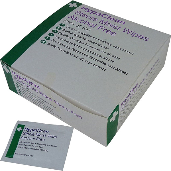 AlcoholFree Cleansing Wipes Box of 100 > First Aid Supplies